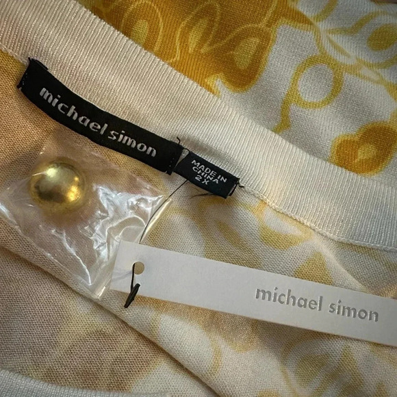 Michael Simon blouse size 2X - Picture 6 of 9